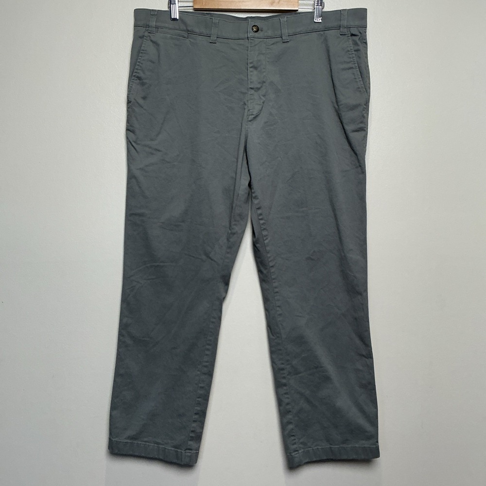 Duck‎ Head Classic Fit Gold School Chino Pants Men's 40x30 Green Slim Fit